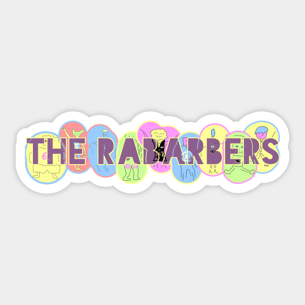 The Rabarbers Sticker by Rabarbar